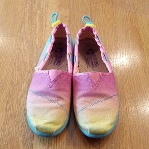 GUC Lil BOBS girls casual Sketchers Shoes, Size 4